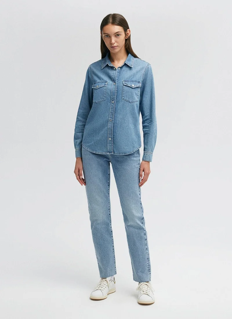 مافي Merida Mid Real Blue Jean Shirt
